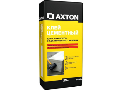 Клей для газоблоков Axton, 25 кг